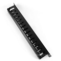1u 19" Metal Rack Mount Horizontal Cable Manager for Wiring